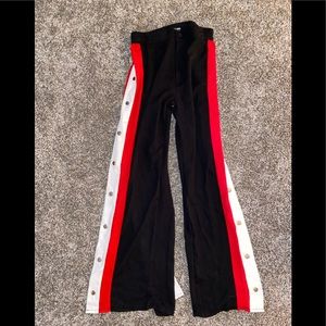 Button up slit pants